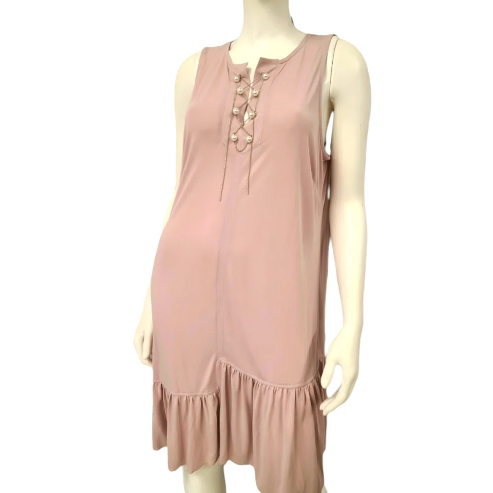 V by Violet Weekend Pale Pink Dress New With Tags size XL - Picture 1 of 8